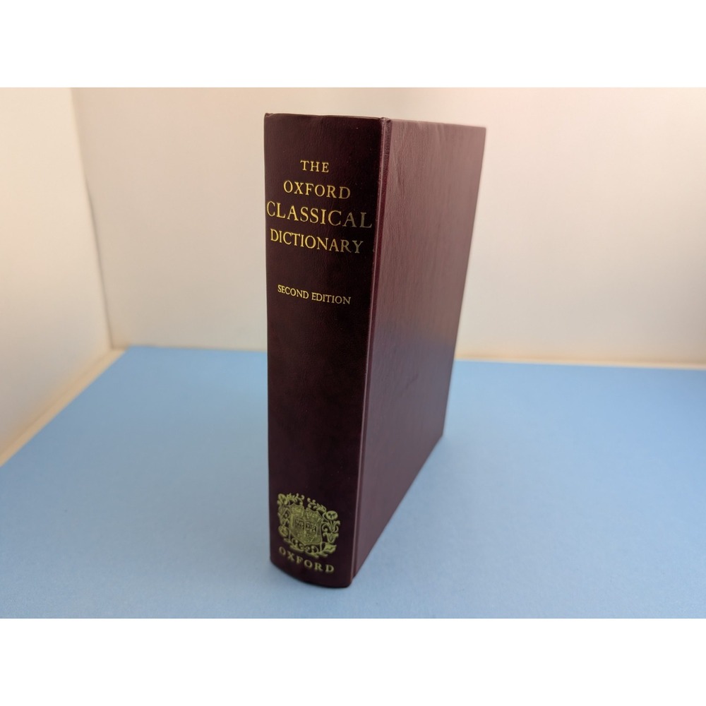 The Oxford Classical Dictionary Second Edition 1970 Hardcover Reference Book